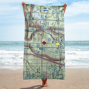 Perry Municipal Airport (F22) VFR Sectional Towel