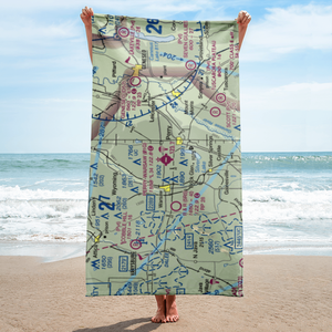 Perry-Warsaw Airport (01G) VFR Sectional Towel