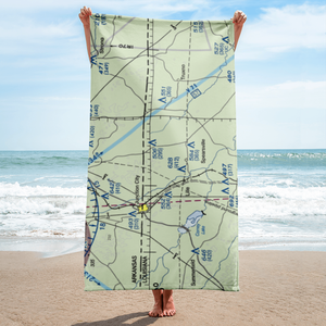 Peter Creek Ranch Airport (LA58) VFR Sectional Towel