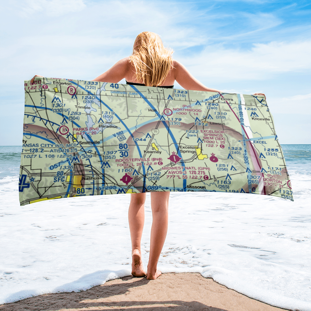 Peterson Farm Airport (MO26) VFR Sectional Towel 