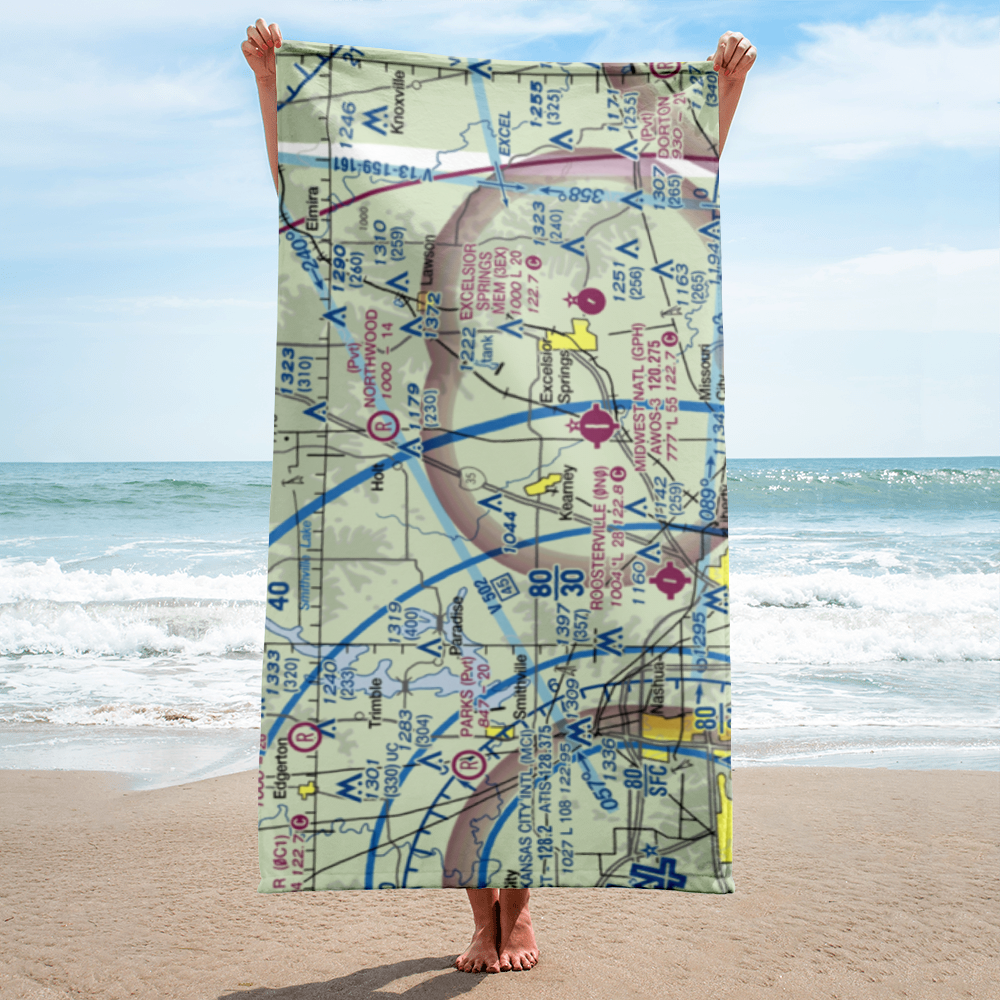 Peterson Farm Airport (MO26) VFR Sectional Towel 