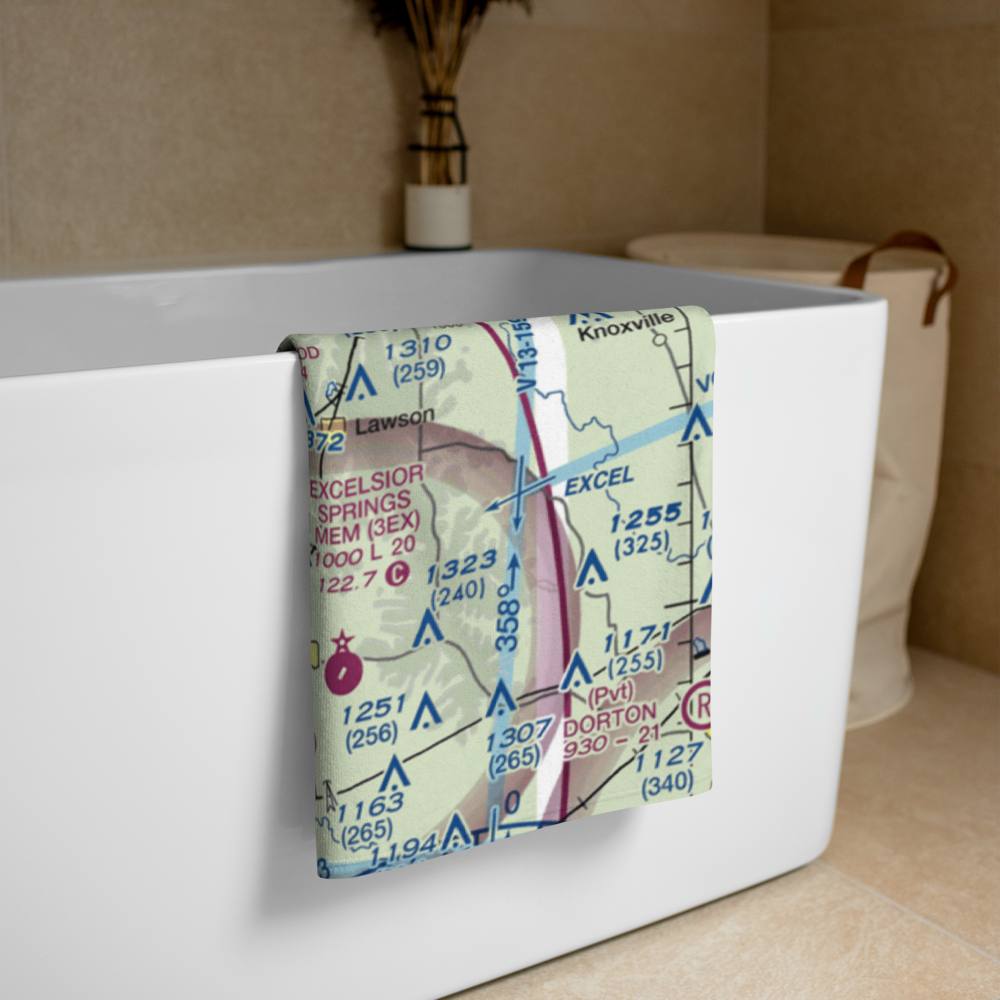 Peterson Farm Airport (MO26) VFR Sectional Towel 