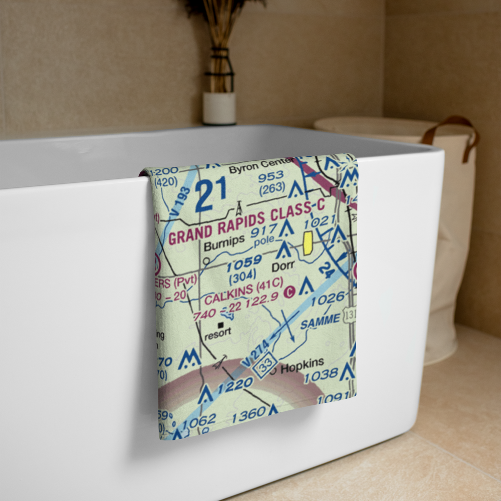 Phil's Field (4MI3) VFR Sectional Towel 