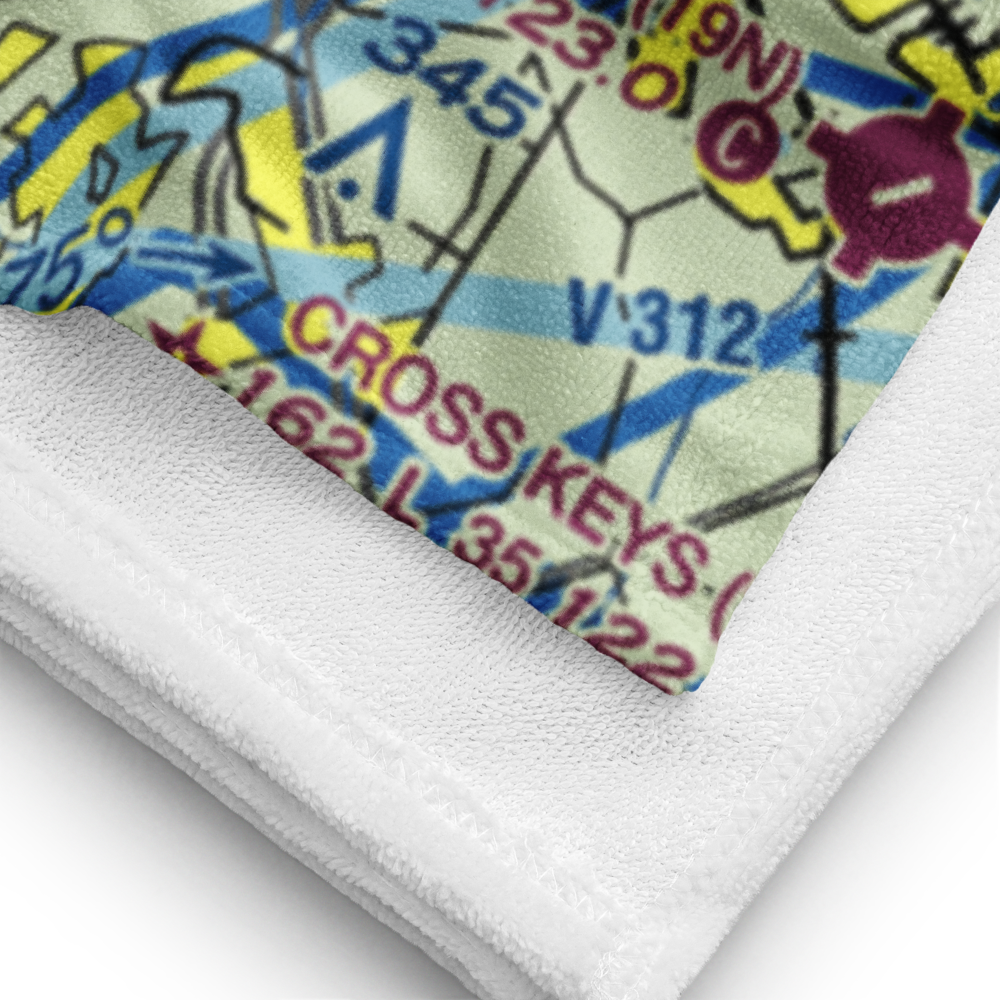 Philadelphia Seaplane Base (9N2) VFR Sectional Towel 