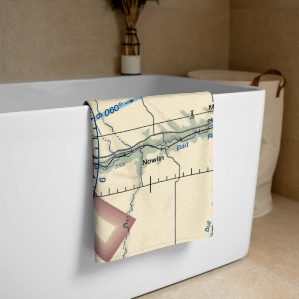 Philip Airport (PHP) VFR Sectional Towel 