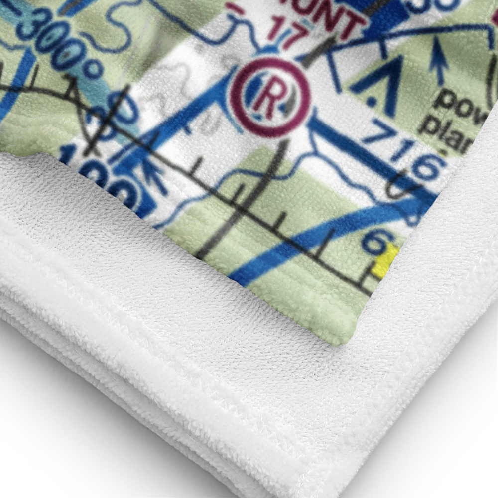 Pickles Airport (01VA) VFR Sectional Towel 