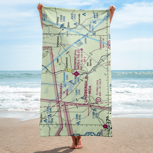 Piedmont Municipal Airport (PYN) VFR Sectional Towel