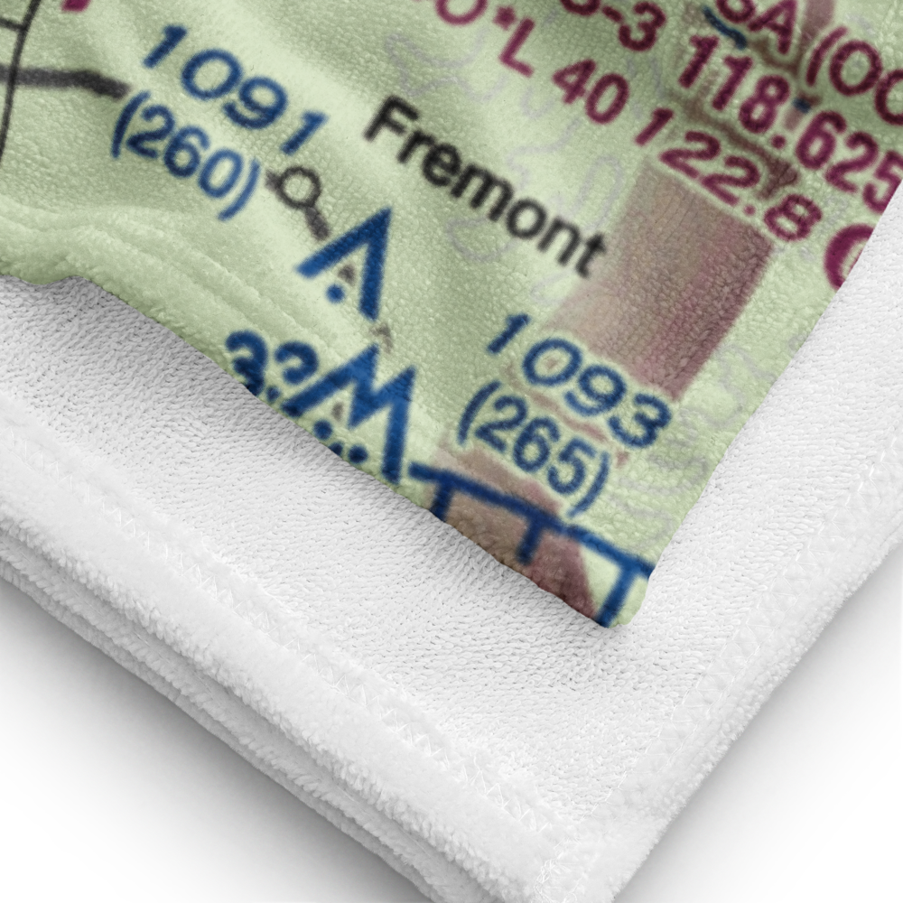 Pierson Field (IA32) VFR Sectional Towel 