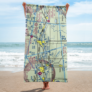 Pike's Airport (22LL) VFR Sectional Towel