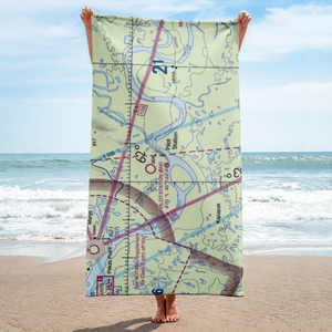 Pilot Station Airport (0AK) VFR Sectional Towel