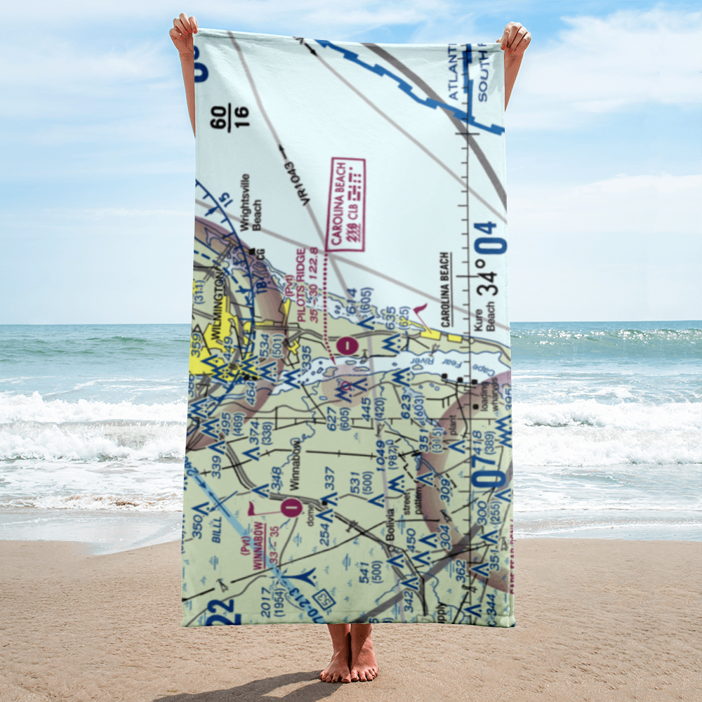Pilots Ridge Airport (03NC) VFR Sectional Towel 