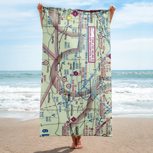 Pine Hill Airport (9G6) VFR Sectional Towel