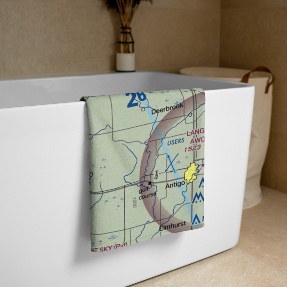 Pine River Airport (WI87) VFR Sectional Towel 