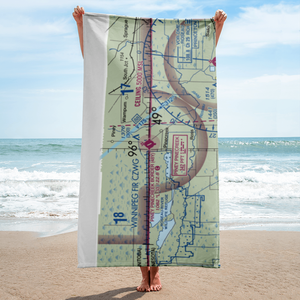 Piney Pinecreek Border Airport (48Y) VFR Sectional Towel