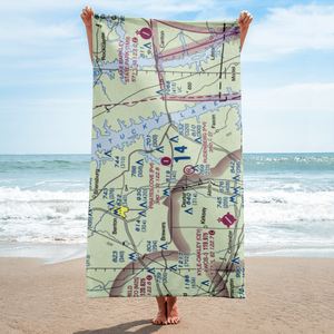 Pirates Cove Airport (42KY) VFR Sectional Towel