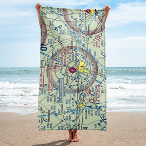 Pitt Greenville Airport (PGV) VFR Sectional Towel