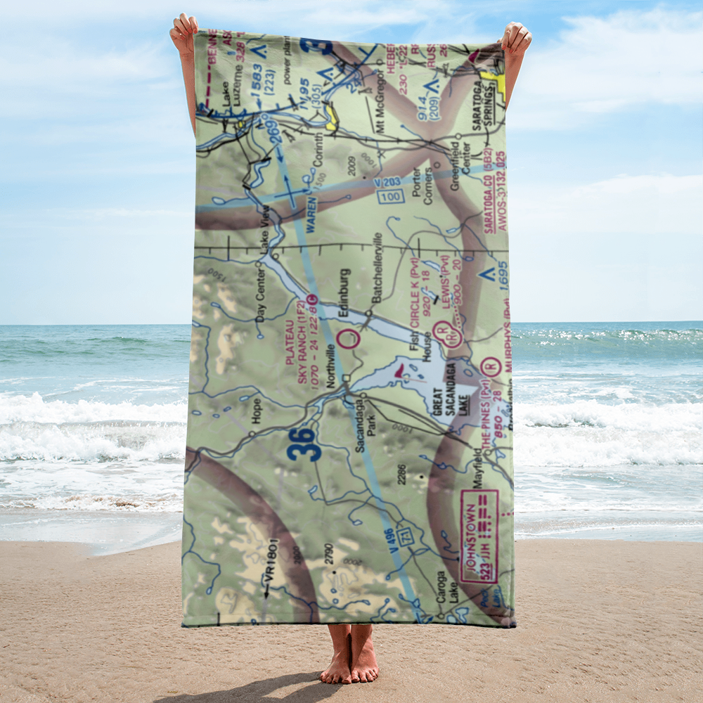 Plateau Sky Ranch Airport (1F2) VFR Sectional Towel 