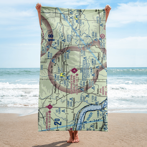 Platteville Municipal Airport (PVB) VFR Sectional Towel