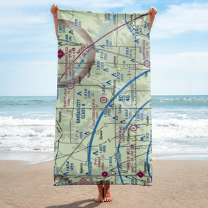 Plattsburg Airpark (5MO) VFR Sectional Towel