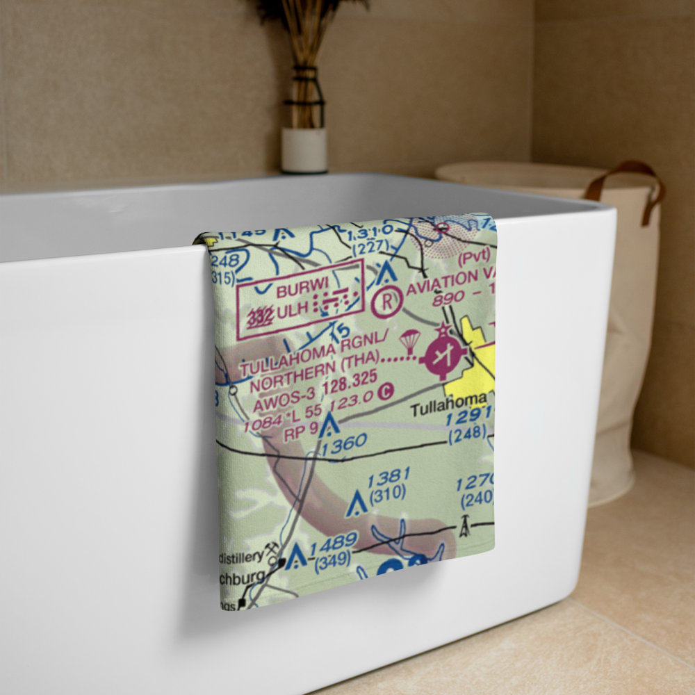 Pleasant Grove Airpark (8TN2) VFR Sectional Towel 