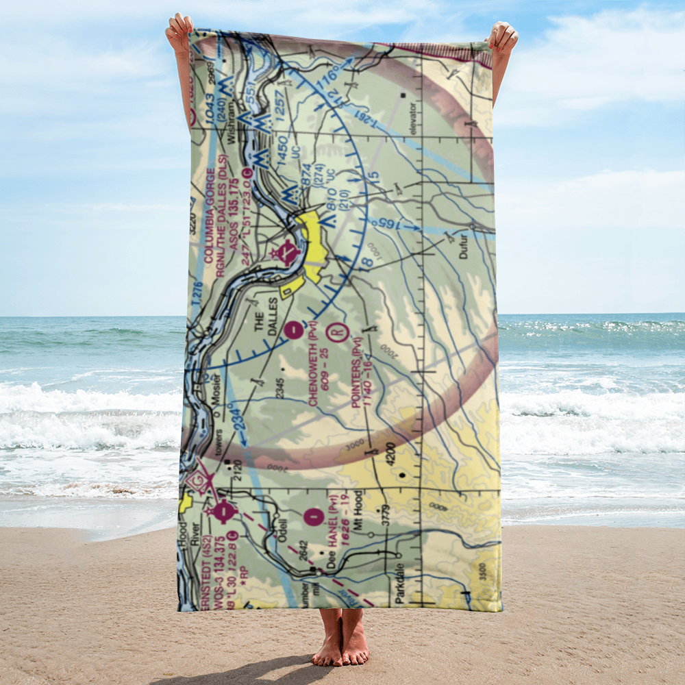 Pointers Airport (6OR1) VFR Sectional Towel 