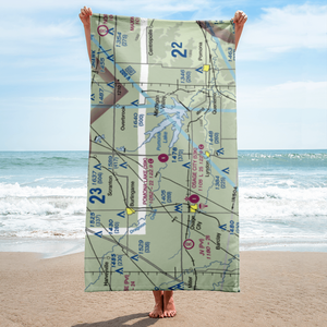 Pomona Lake Airport (39K) VFR Sectional Towel