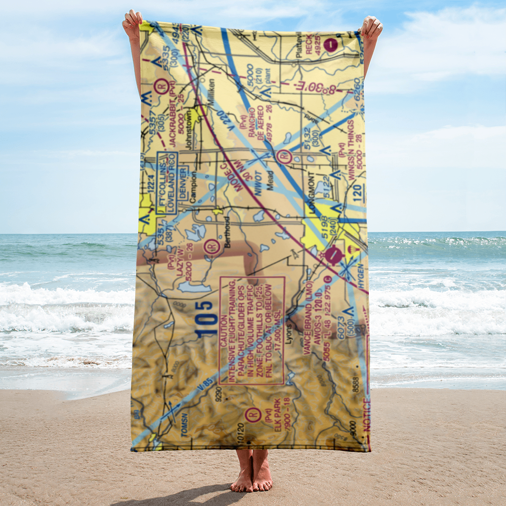 Pond's Field (CD39) VFR Sectional Towel 