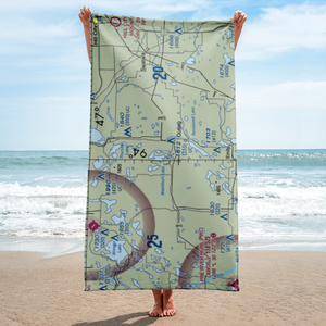 Ponderosa Seaplane Base (83MN) VFR Sectional Towel