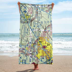 Poole Airport (II86) VFR Sectional Towel
