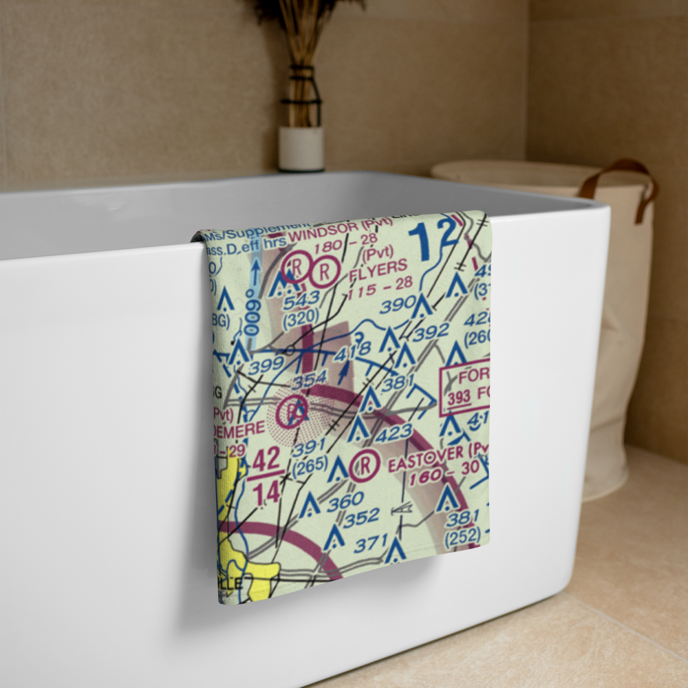 Pope Field (POB) VFR Sectional Towel 