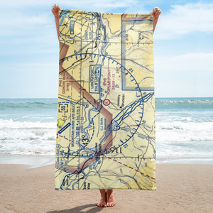 Poplar Point Airport (ID42) VFR Sectional Towel