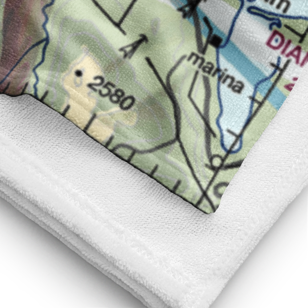 Port Angeles Cgas Airport (NOW) VFR Sectional Towel 