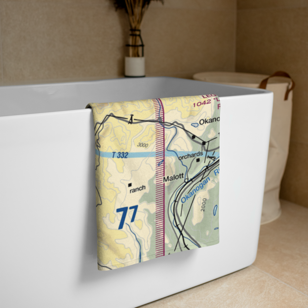 Port Field (WS87) VFR Sectional Towel 