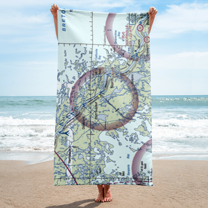 Port Sulphur Seaplane Base (4LA0) VFR Sectional Towel