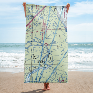 Portage Creek Airport (A14) VFR Sectional Towel