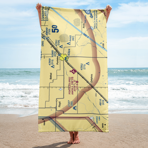 Portales Municipal Airport (PRZ) VFR Sectional Towel