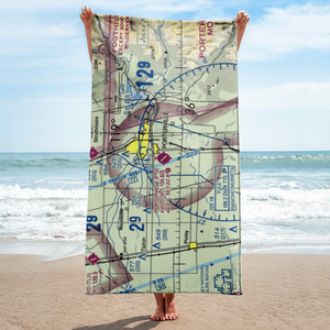 Porterville Municipal Airport (PTV) VFR Sectional Towel