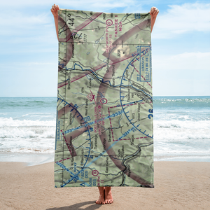 Post Mills Airport (2B9) VFR Sectional Towel