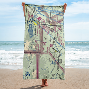 Poverty Hollow Airport (OG23) VFR Sectional Towel