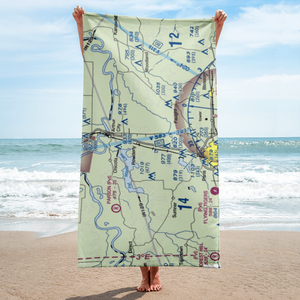 Powderly Airport (US-0131) VFR Sectional Towel