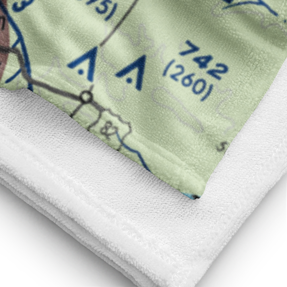 Powderly Airport (US-0131) VFR Sectional Towel 