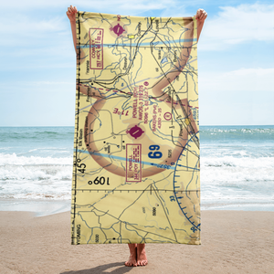 Powell Municipal Airport (POY) VFR Sectional Towel