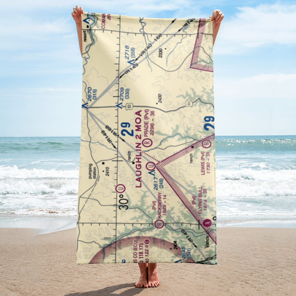 Prade Ranch Airport (57TE) VFR Sectional Towel 
