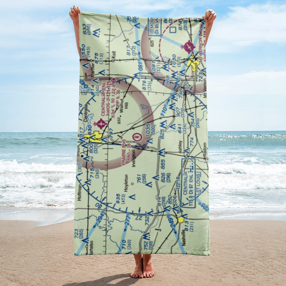 Prairie Airport (83IS) VFR Sectional Towel 