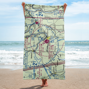 Presque Isle Seaplane Base (83B) VFR Sectional Towel