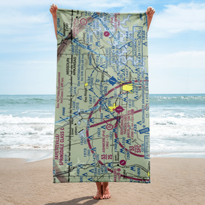 Price Coffee Airfield (58AR) VFR Sectional Towel