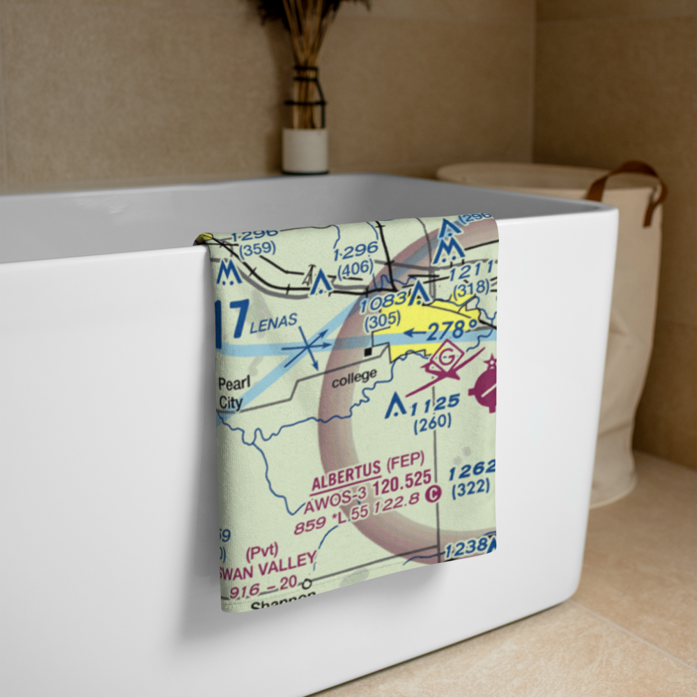 Providence Place Field (99IL) VFR Sectional Towel 