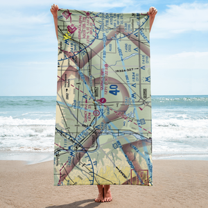 Quincy Municipal Airport (80T) VFR Sectional Towel