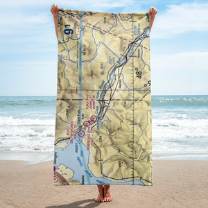R & R Field (41MT) VFR Sectional Towel