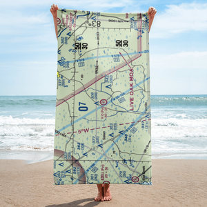 R O Ranch STOLport (33FD) VFR Sectional Towel